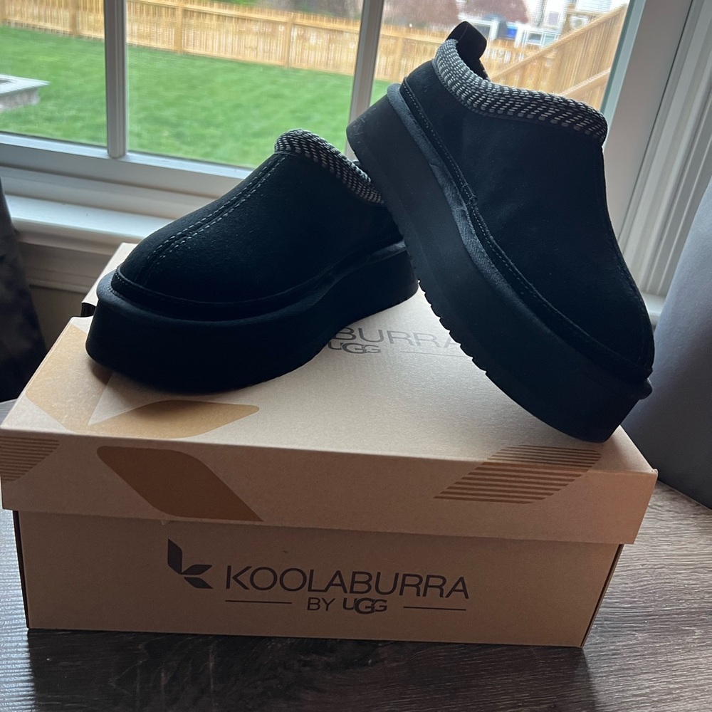 Koolaburra Black Platform Shoes